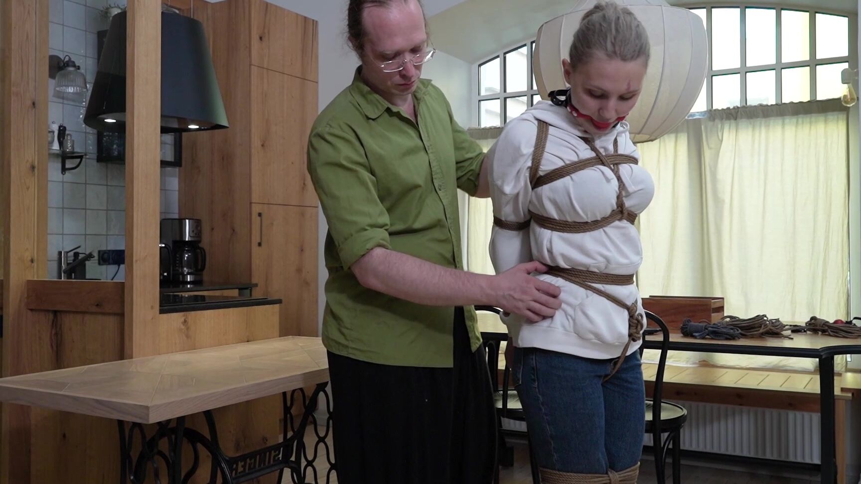 Russian Girls Fetish Ropes Gag And High Currency As A Perfect Torment