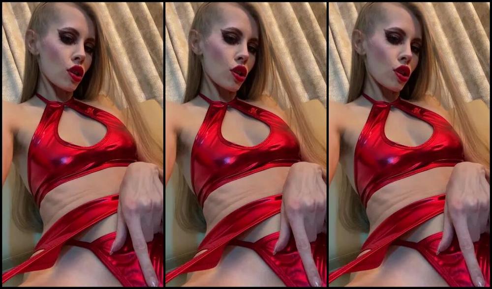 Goddess Kyaa Nicknamed Goddesskyaa Onlyfans You Love My Shiny Red Lingerie How It Hugs My Pussy And Reflects The Light How It Frames My Juic 1