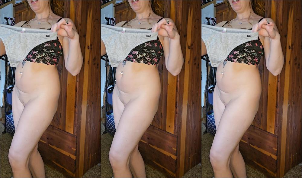 "KittyUV" assshaking, braandpanties, milf, mommyroleplay, thongfetish Mommy Shows You Her New Thongs manyvids