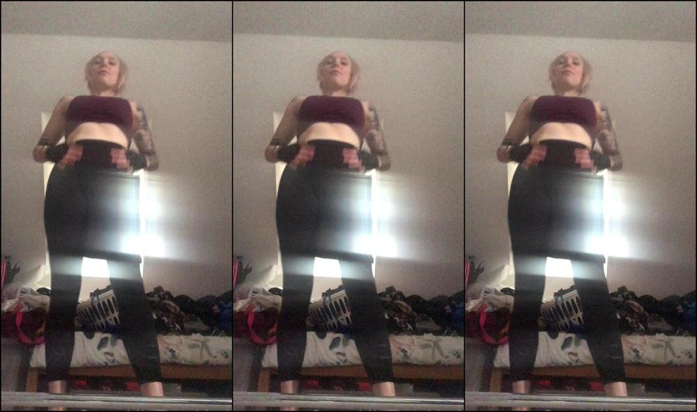 Miss Ruby Marks Fitness Voyeur Sumo Deadlifts