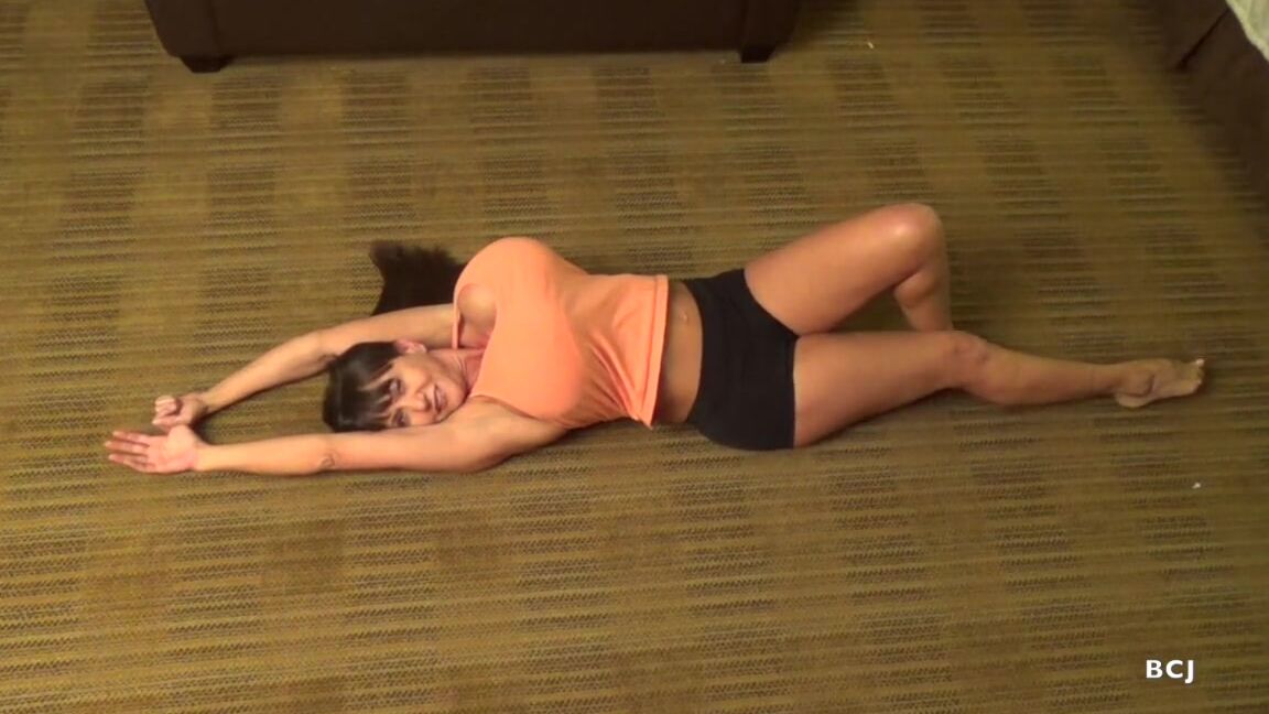 Bustycaseyjames Heres A Double Dose Of Flexibility For You Of My