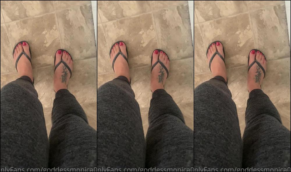 Goddessmonica W Some Flip Flopping For You