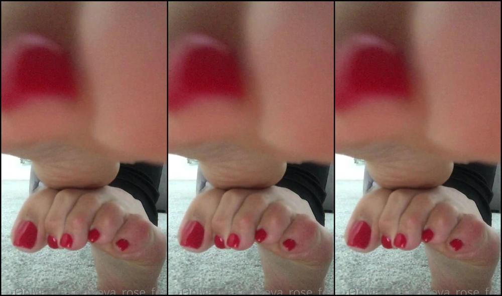 Eva Rose Feet Here S A Little Treat For All My Loyal Subscribers A Foot Domination Custom Of Mine For