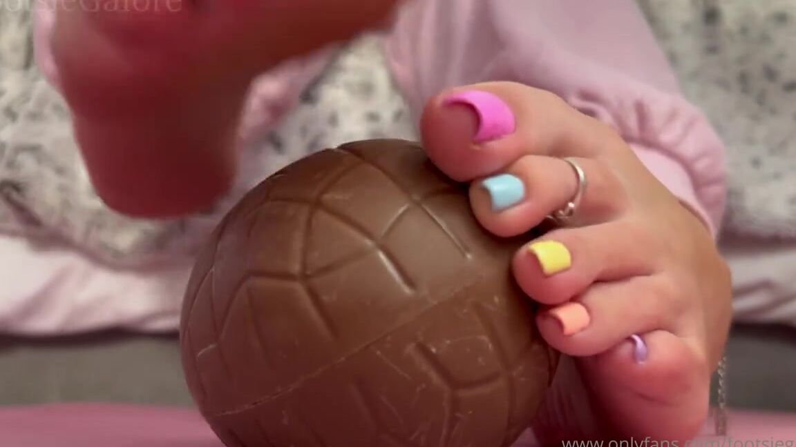Footsiegalore Onlyfans Happy Easter I Hope You Have A Smashing Time I Enjoyed Tasting Every Piece Of This Crushed Egg Aft