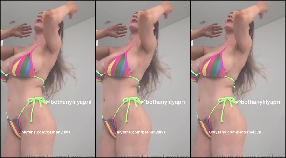 Bethanylilya Tiny Rainbow Bikini