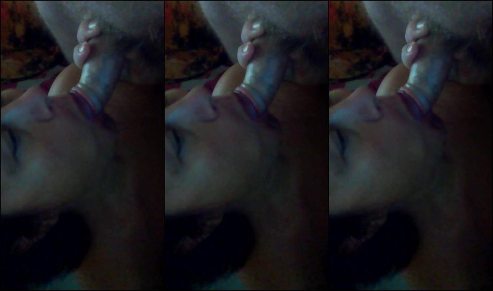 Sexazul Filling Her Mouth With His Cum