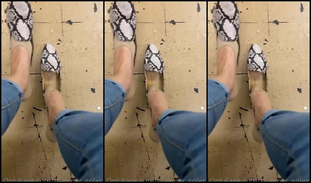 Summer Solesis Nicknamed Summer Solesis Onlyfans Shoe Dangle And Beige Footie Socks