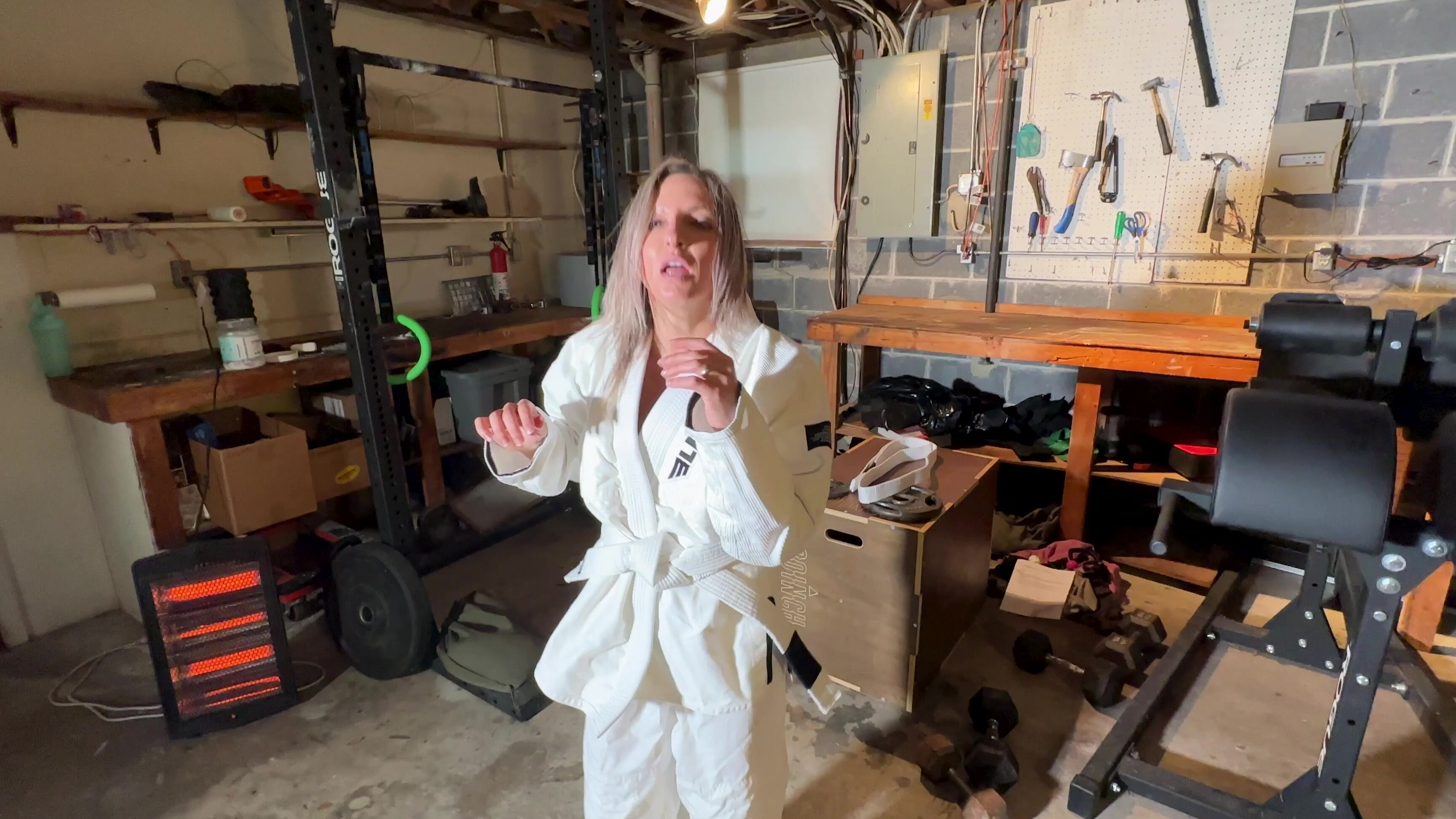 Lora Cross Lora Gets Beatdown And Masturbates