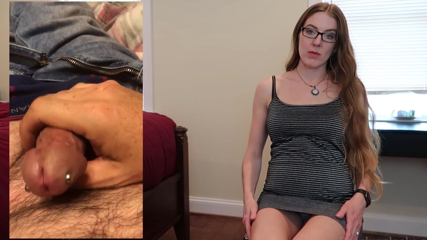 Roselynnlocks Cuckold Jerk It To The Cock That Knocked Manyvids