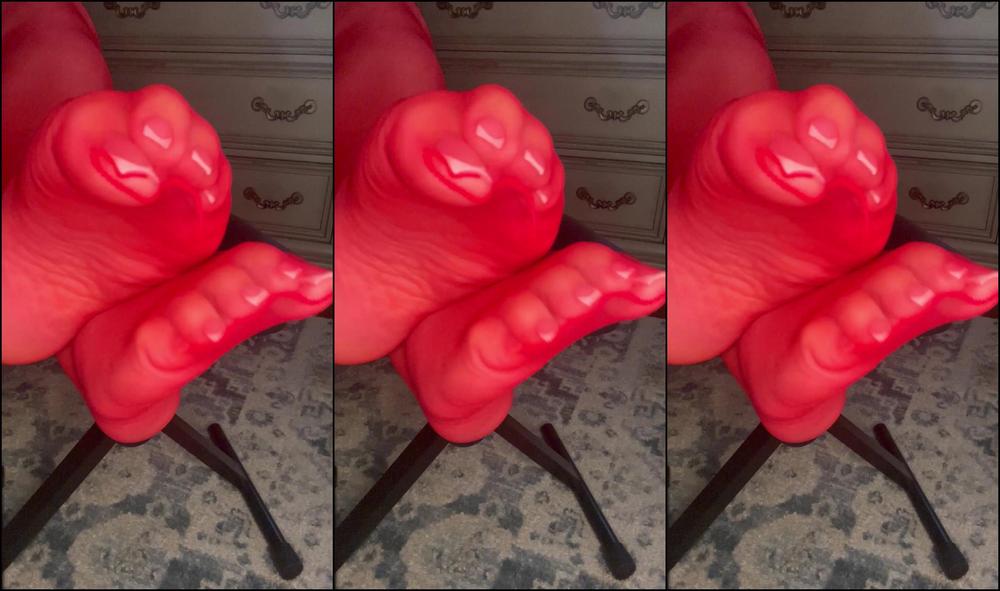 Prettyyheelz 3375055371 06 25 2024 Can You Last While Staring At These Red Hot Nylons