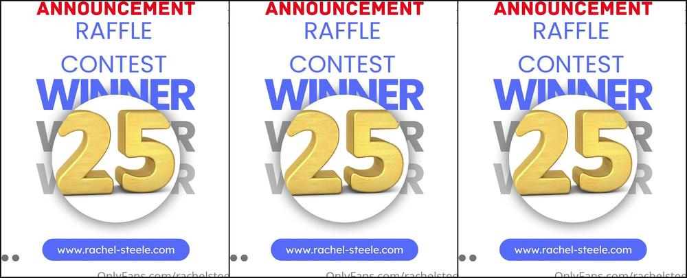 Rachelsteele 2552174118 08 08 2022 Thank You To Everyone Who Participated In The Raffle Contest Turn On The Volume To Listen