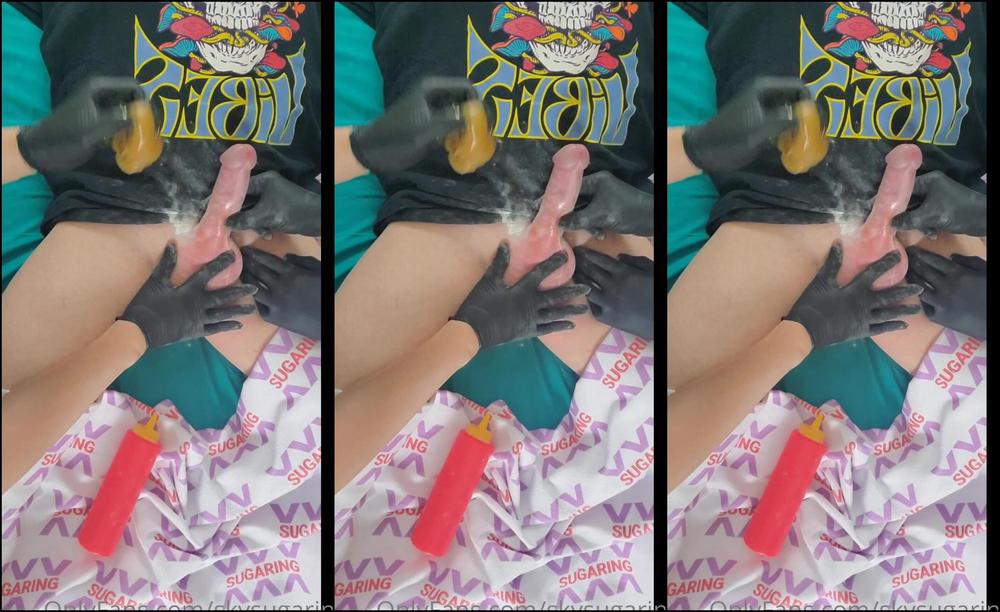 Skysugaring 2541297468 09 01 2022 Accidental Cum During Sugaring Subscribe To Our All About Sugaring Channel Amp Learn How To Make