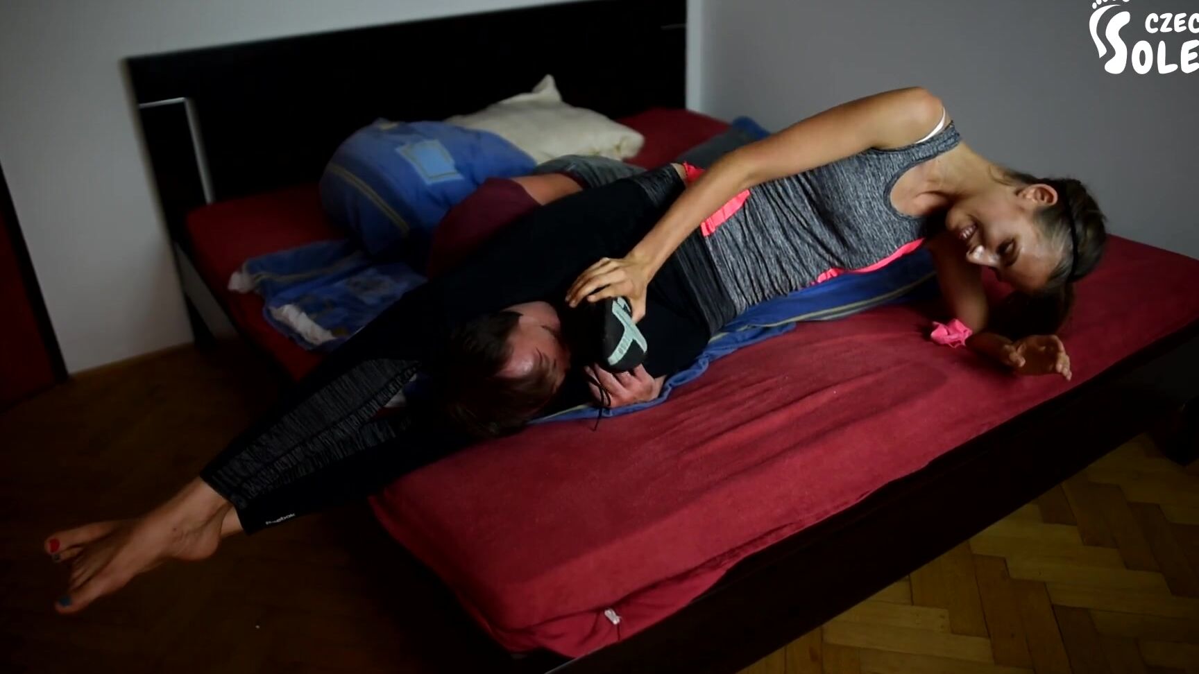 Czech Soles Foot Smother And HOM Humiliation (Foot Fetish, Amateur, Feet, Femdom) Czech Soles