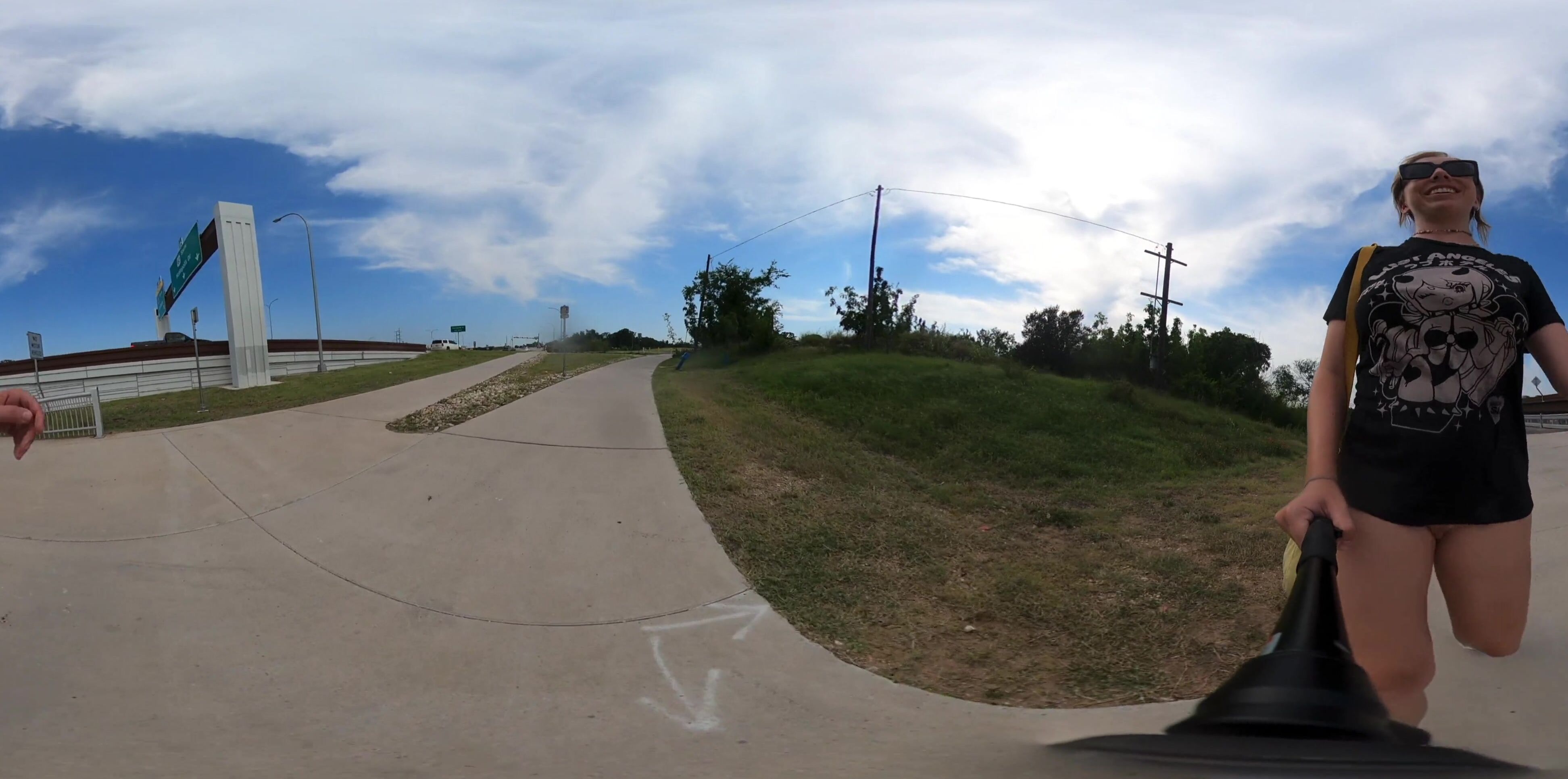 CosmicKitti 360º VR _ No Pants Pussy out in Public Pornhub