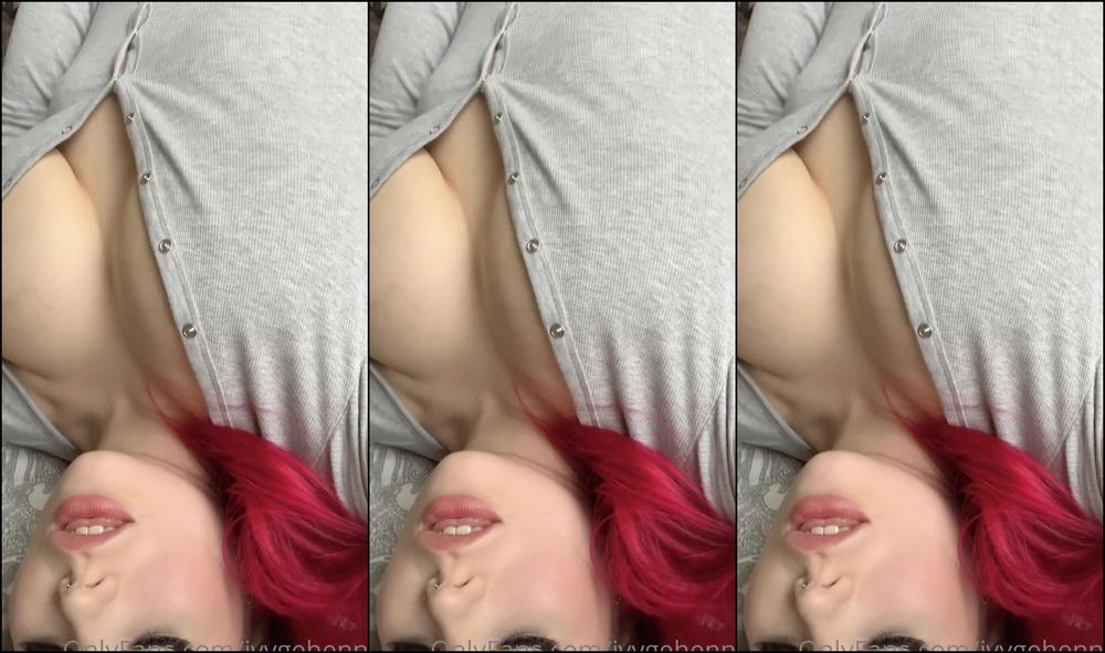 Ivygehenna More Teasing In My Grey Bodysuit Just A Little Cheeky