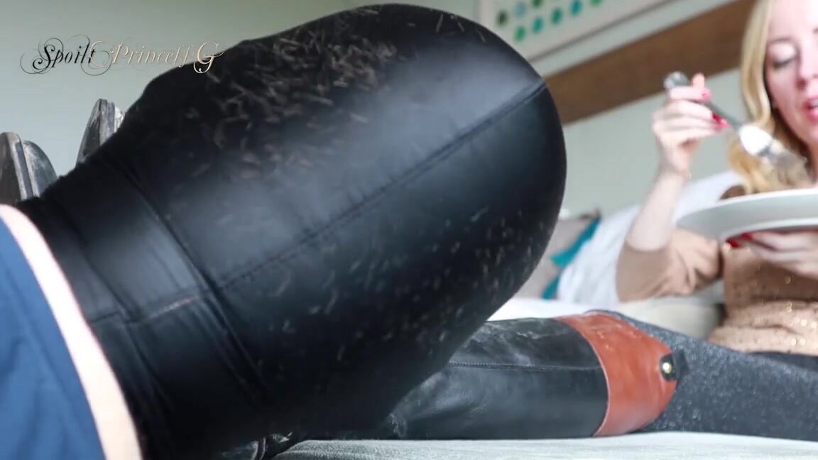 spoilt princess grace my lunch with bootslave Clips4Sale