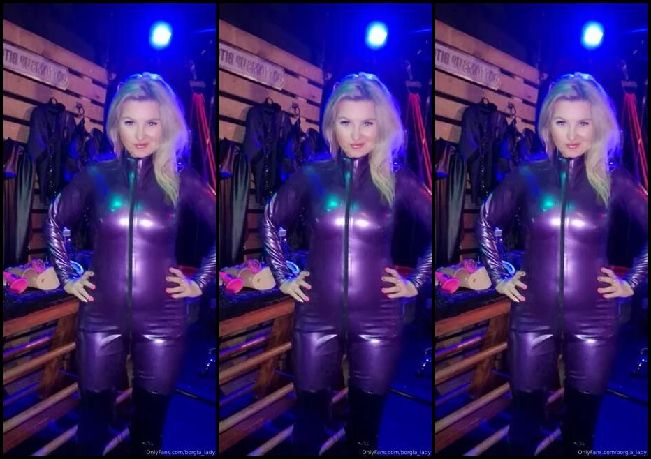 Lady Sara Borgia Onlyfans A Message For All My Latex Lovers