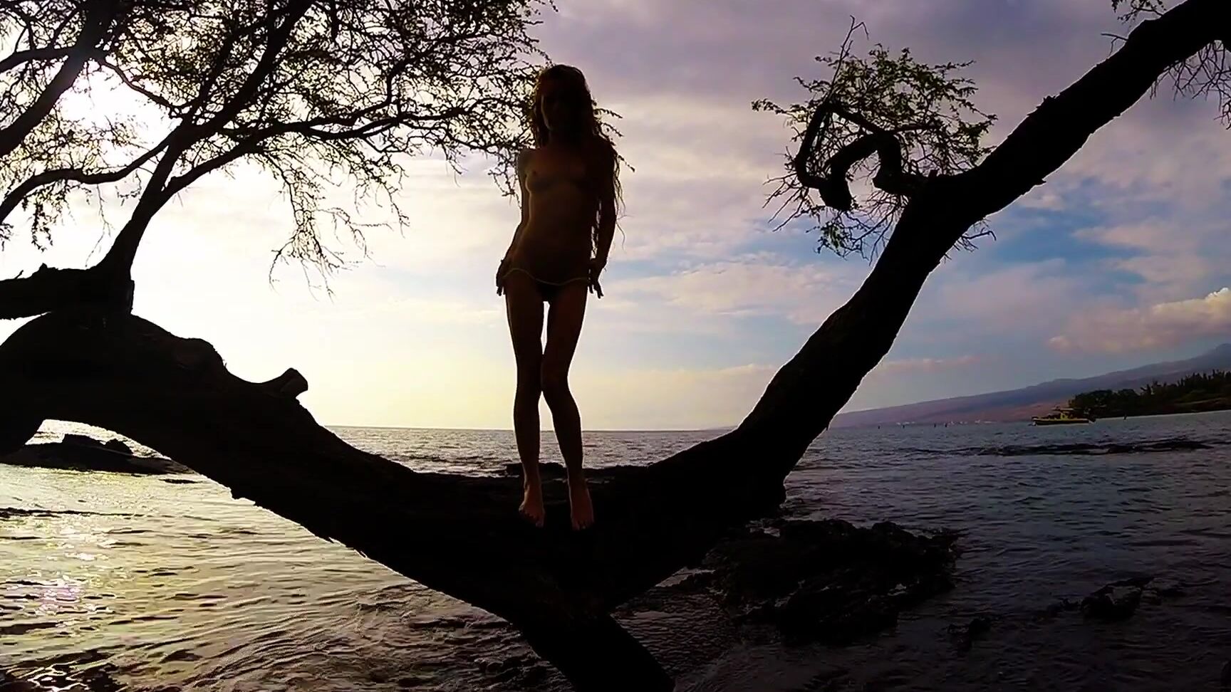 Dancing, Barefoot, Long Hair, Skinny Women, Petite heather carolin shadow dancing at sunset ManyVids