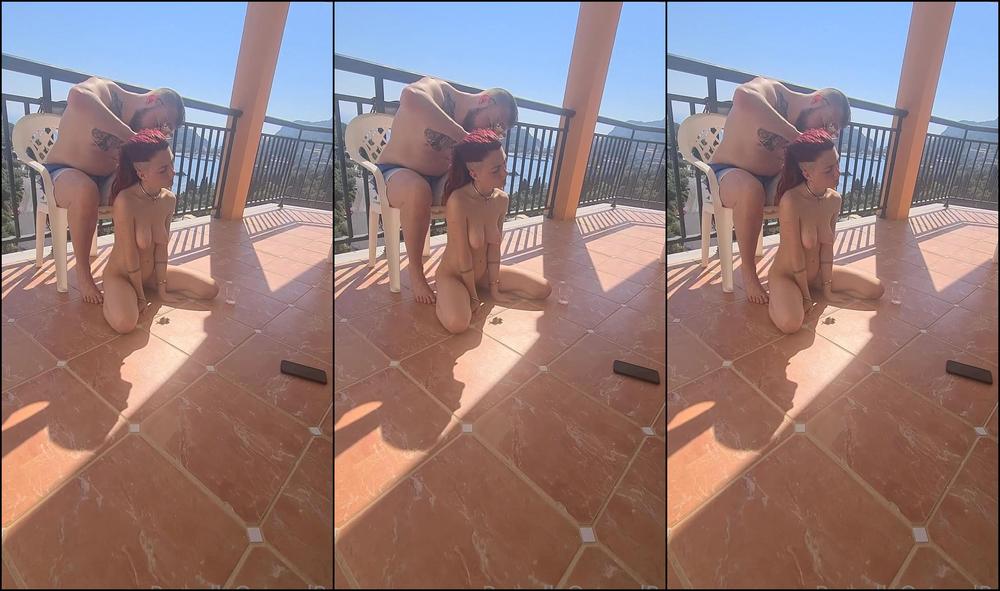 Boundbyflames Master Shaving His Animal S Head On The Balcony While We Were Away Please Remember From T