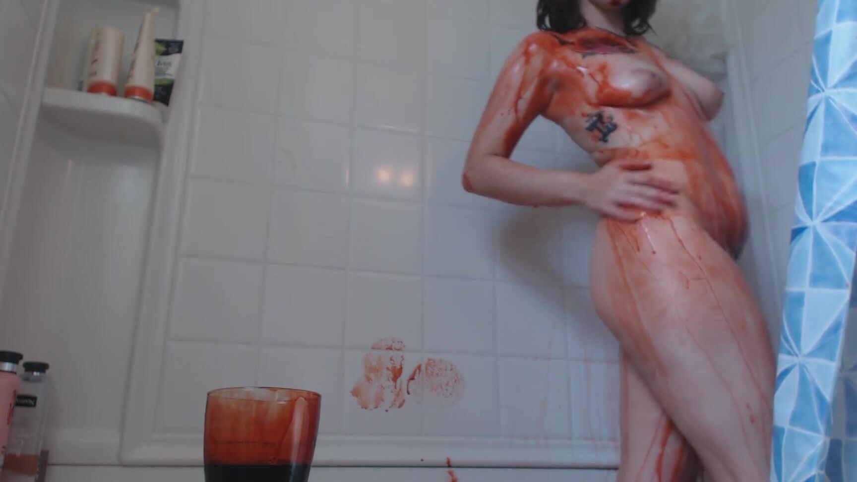 Damnedestcreature Bathing In Red