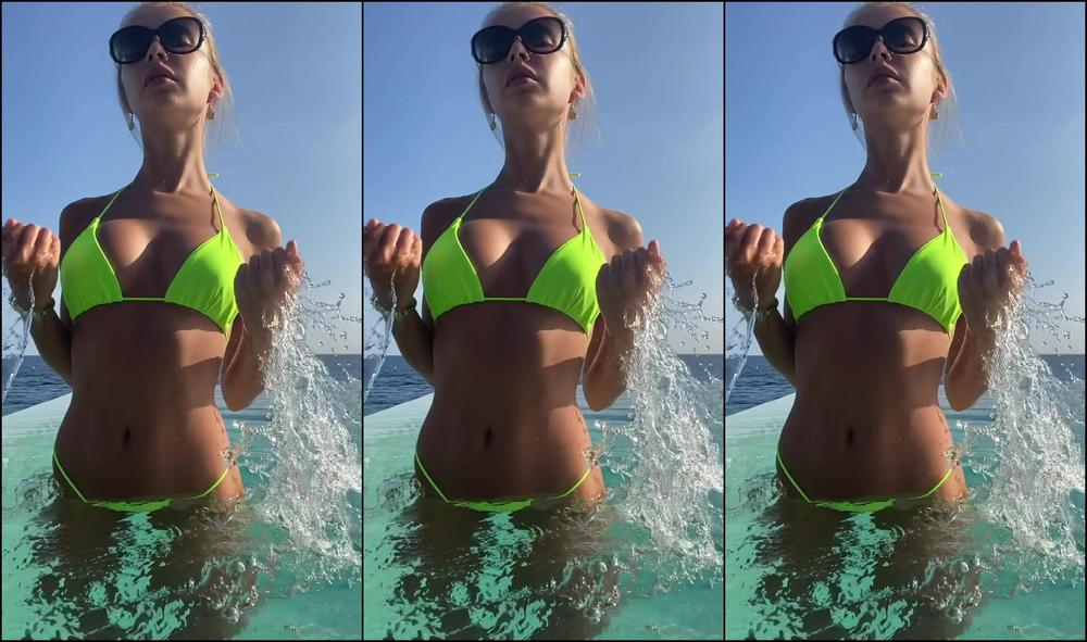 Catherine Full Strip For You On This Sunny Morning In Paradise