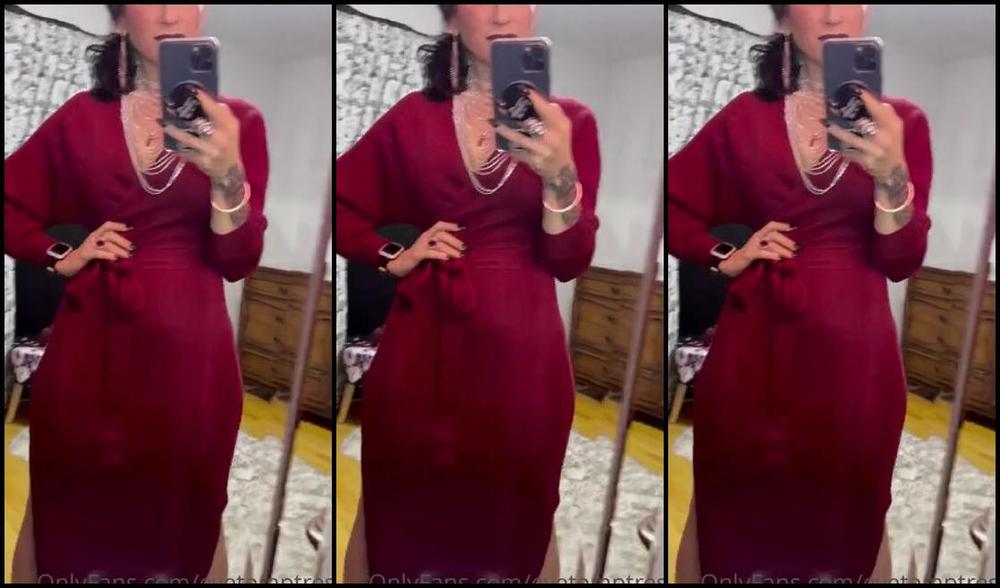 Temptress Raven Eve Aka Evetemptress Onlyfans Happy Saturday Evening About To Go Out On The Town Without A Date You Should Virtually Buy Me