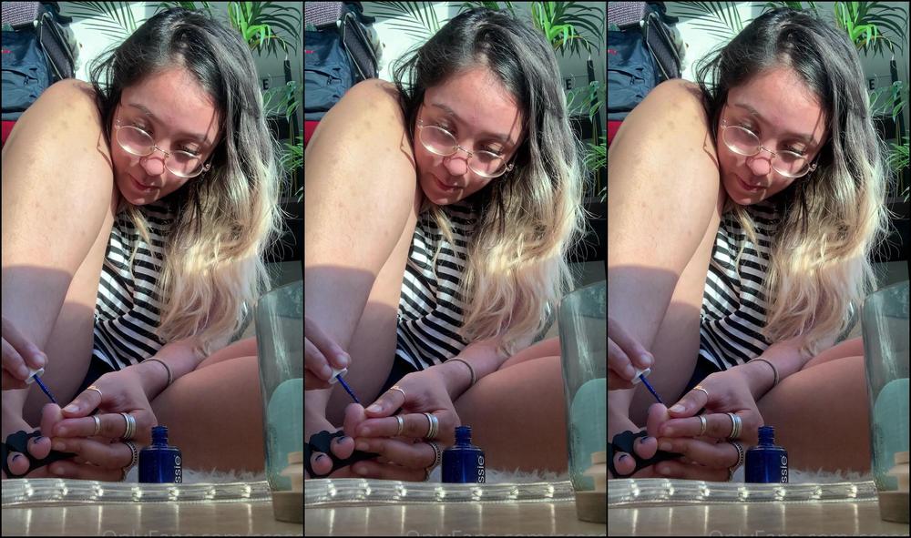 Ccesca 2186284995 08 08 2021 Painting My Nails Ft Lots Of Bad Singing And Possible Nip Slips In My Element