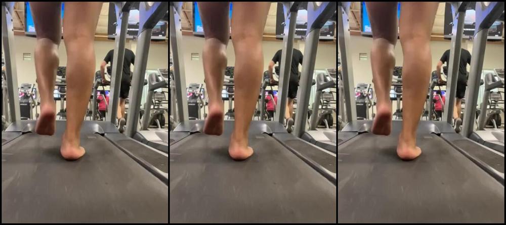 Solequeenri Onlyfans Simple Treadmill Workout Walking Barefootp