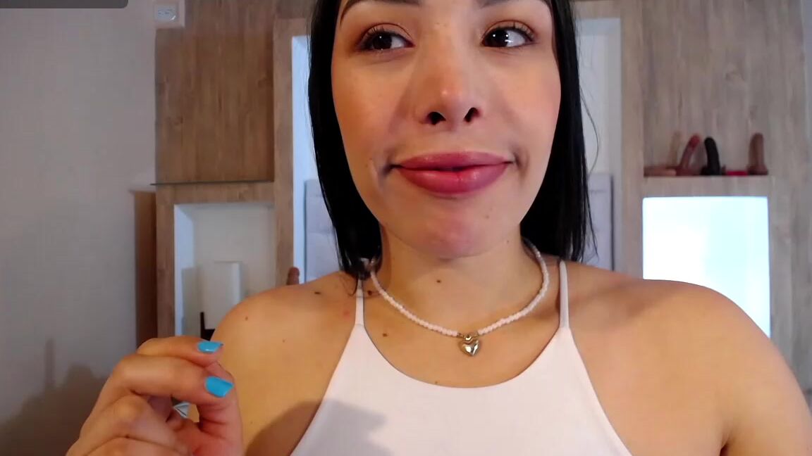 18and19yrsold, amateur, ass, blowjob, fucking, orgasms, sloppy, tonguefetish, wetandmessy wet and wild dildo play begins with her tongue touch Manyvids