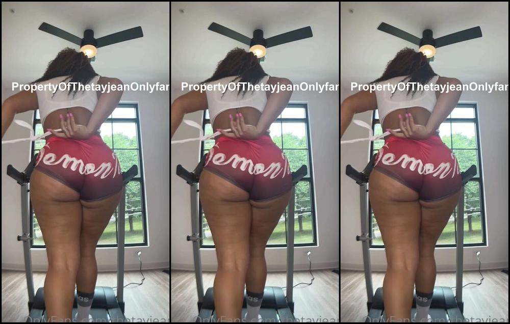 Thetayjean Treadmill Strip Tease Have U Ever Seen A Girl Get Naked While Walking On The Treadmil