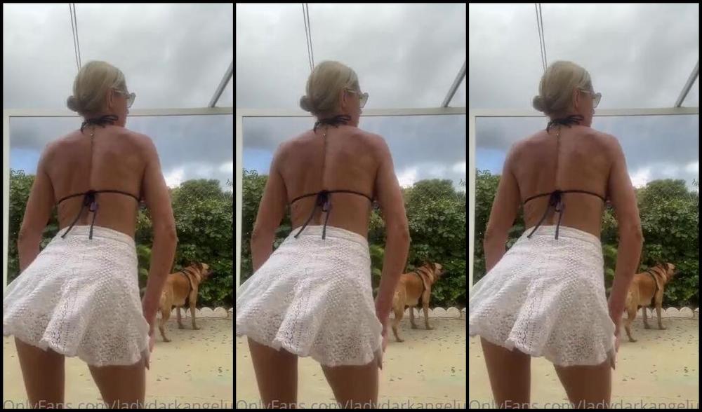 Ladydarkangeluk Onlyfans Waiting For The Clouds And Rain To Go And Sun To Come Out Teasing You With My Wiggles