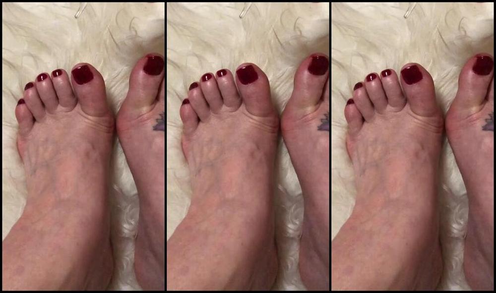 Miss Ruby Marks The Final Foot Video Oiled Painted And Smoothed Over