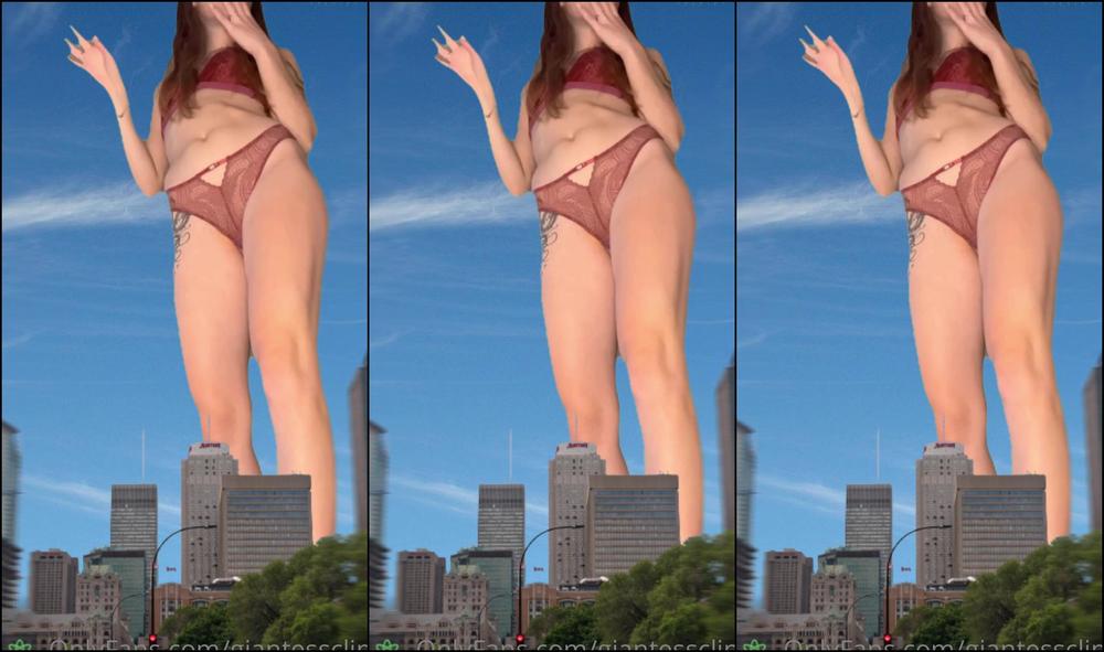 Giantessclips Unstoppable Giantess Growth Starring Giantess Nelly Giantess Girl For More Giantess Ne