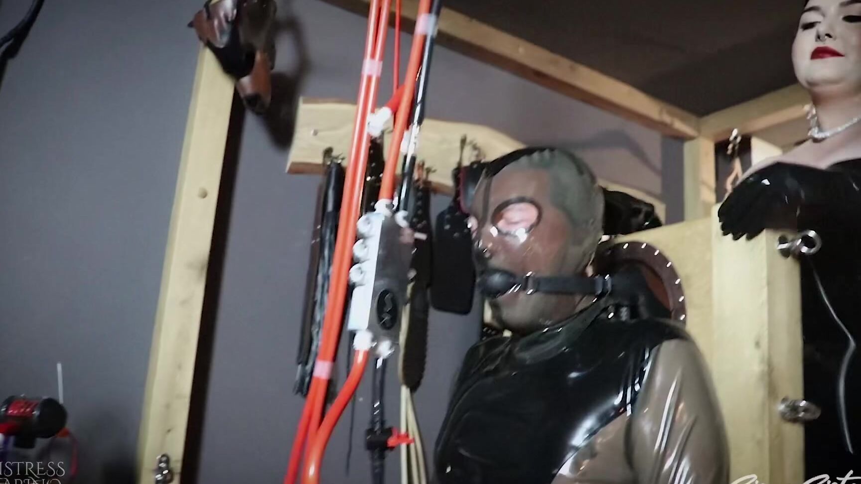 Mistresskarino Time For Milking And Draining Our Chastity Slut