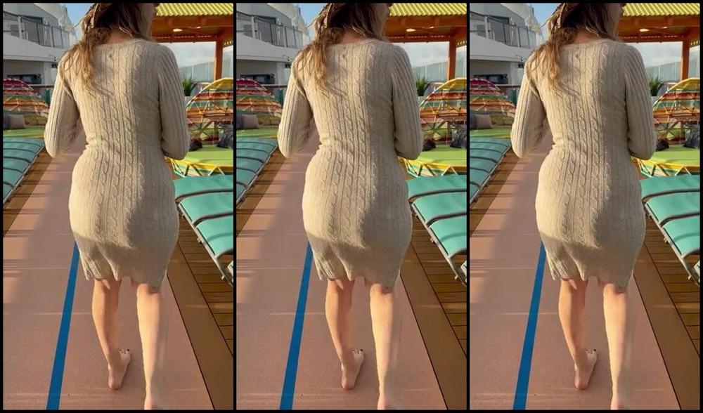 Longtoesally Nicknamed Longtoesally Stormy 03 21 2025 Onlyfans Video Walking On Cruise In Sweater Dress Part 3