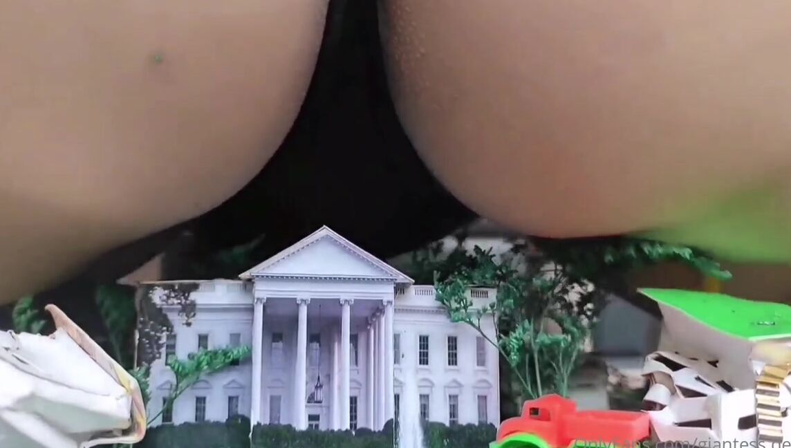 Giantess Debora Nicknamed Giantess Debora Onlyfans Massive Ass Crushing The White House My Sexy Ass Is As Big As 2 Mountains That Can Cover Small Hous