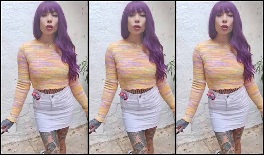 Queen Kinkerbell Nicknamed Kinkerbell23 Onlyfans A Double Crush Today What Do You Think To My Outfit Choice Today Always Risky Wearing F5