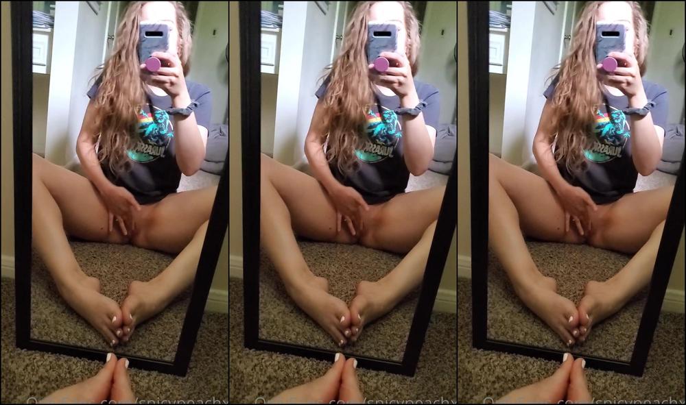 Spicypeachxx Touching My Soft Juicy Pussy Again Cum To Me