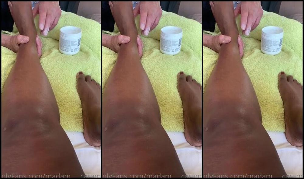 Madam Caramel Onlyfans Nice Foot Massage By My New Maid