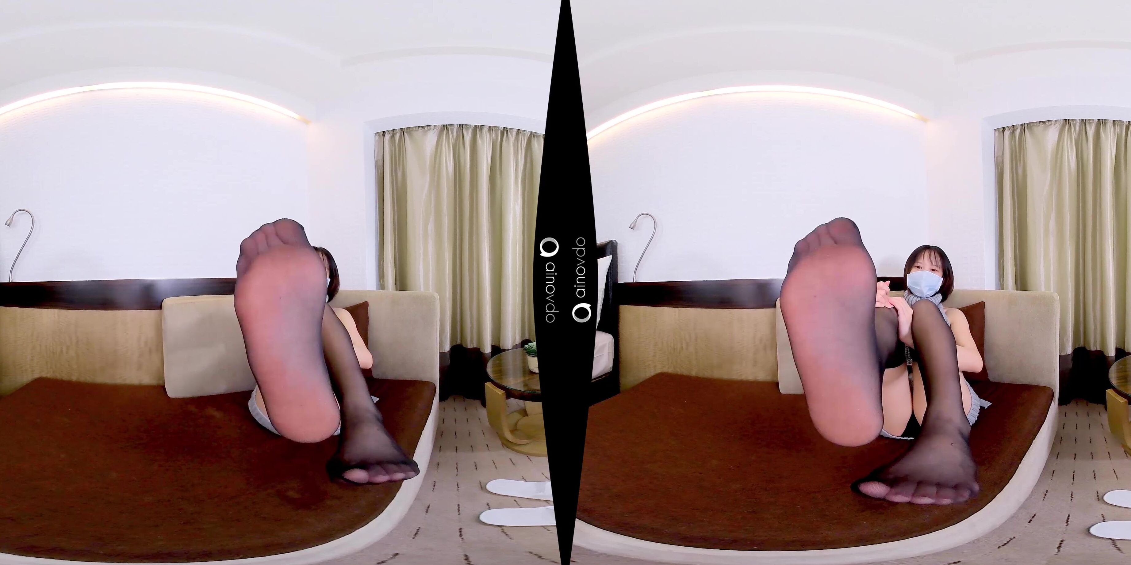 Feet, Foot Fetish, Stocking, Toe Fetish, Virtual Reality, SFW ainovdo erika05 feet vr a stocking ManyVids