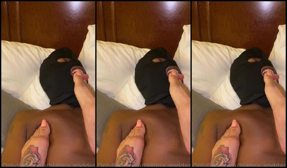 Blatina Goddess Onlyfans 07 12 2020 Foot Worshipping By My New Foot Slave