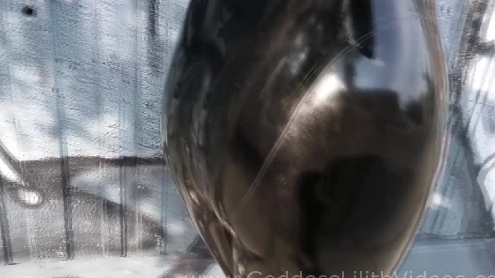 Goddess Lilith - Goddess Lilith Models Hot Latex Catsuit ManyVids