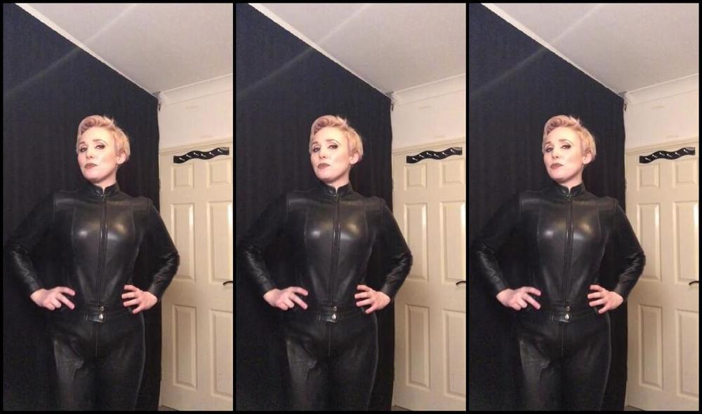 Miss Ruby Marks Dress Rehearsal Obviously The Leather Catsuit Will Be Joining Me