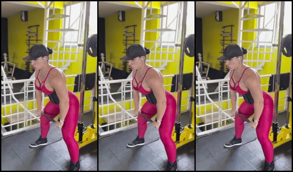 Quadsgoddess Nicknamed Quadsgoddess 09 14 2023 Onlyfans Video Workout In My Hot Red Gym Outfit Xtbm