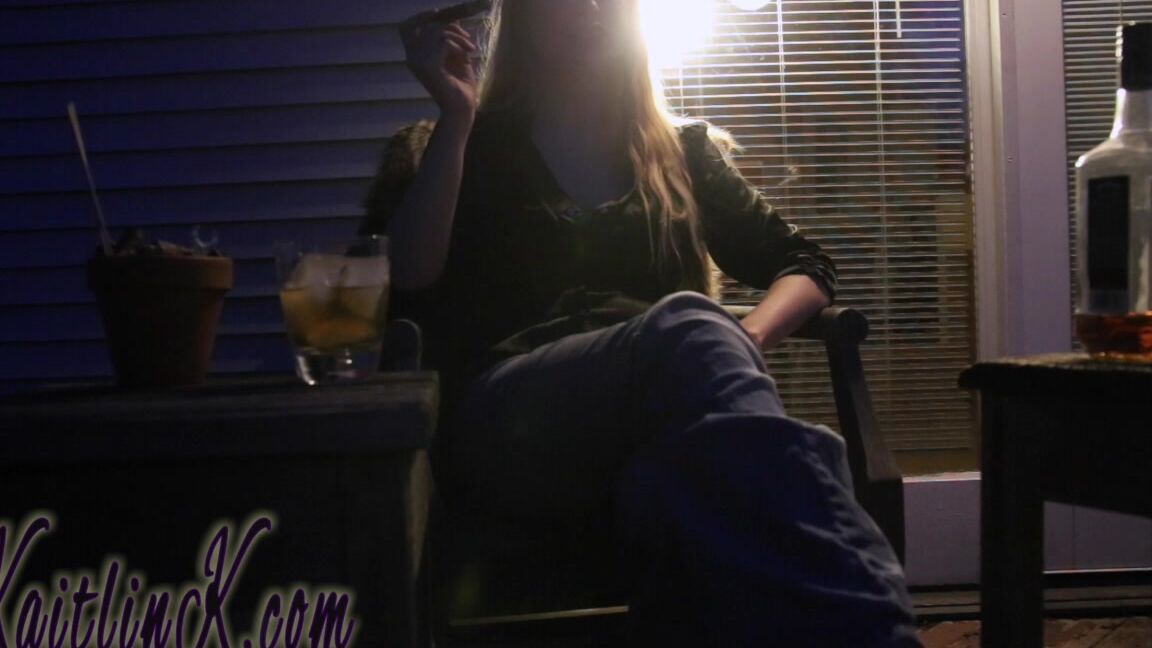 Kaitlink Smoking A Stale Cigar