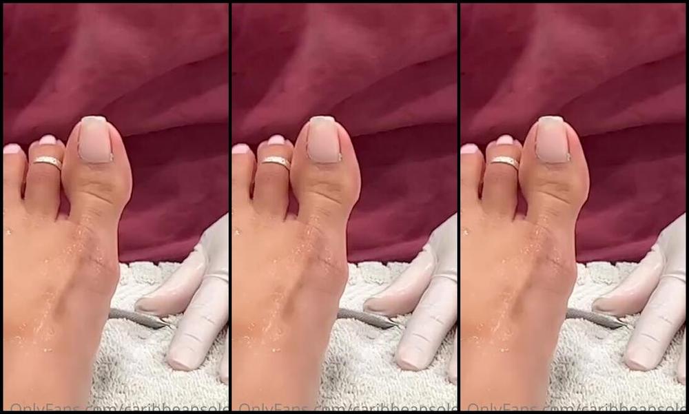 Caribbeansolez Onlyfans My Pedi Process My Favorite Partp