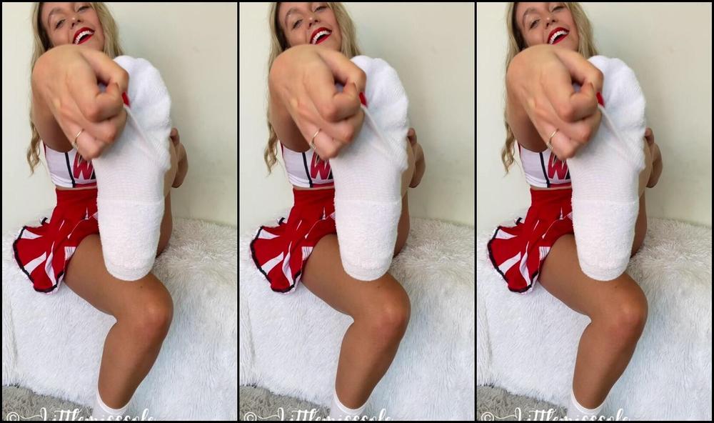 Littlemisssole Cheerleader Role Play Joi With Countdown With Sock Tease And Removal This Cheerlead