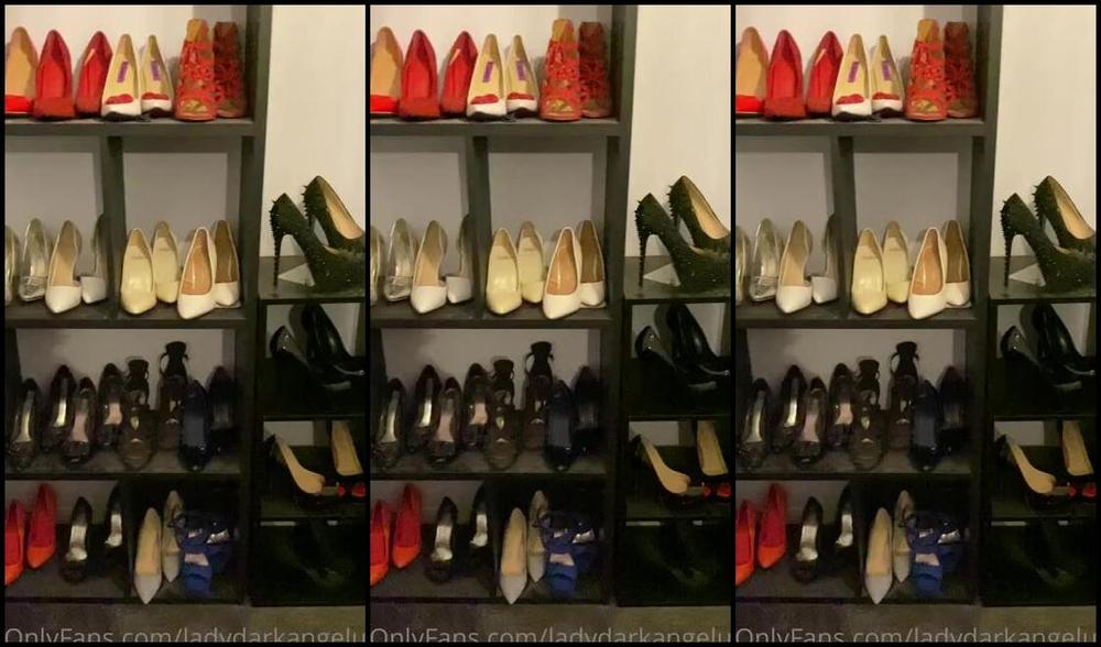 Ladydarkangeluk Onlyfans Need Someone To Clean All My Shoes And Boots And Shelves