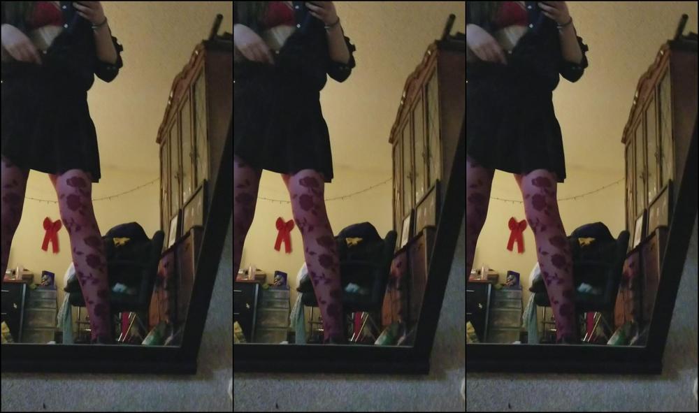 Long Hair, Miniskirts, Stocking, Strip Tease lilnikki free stocking strip tease ManyVids