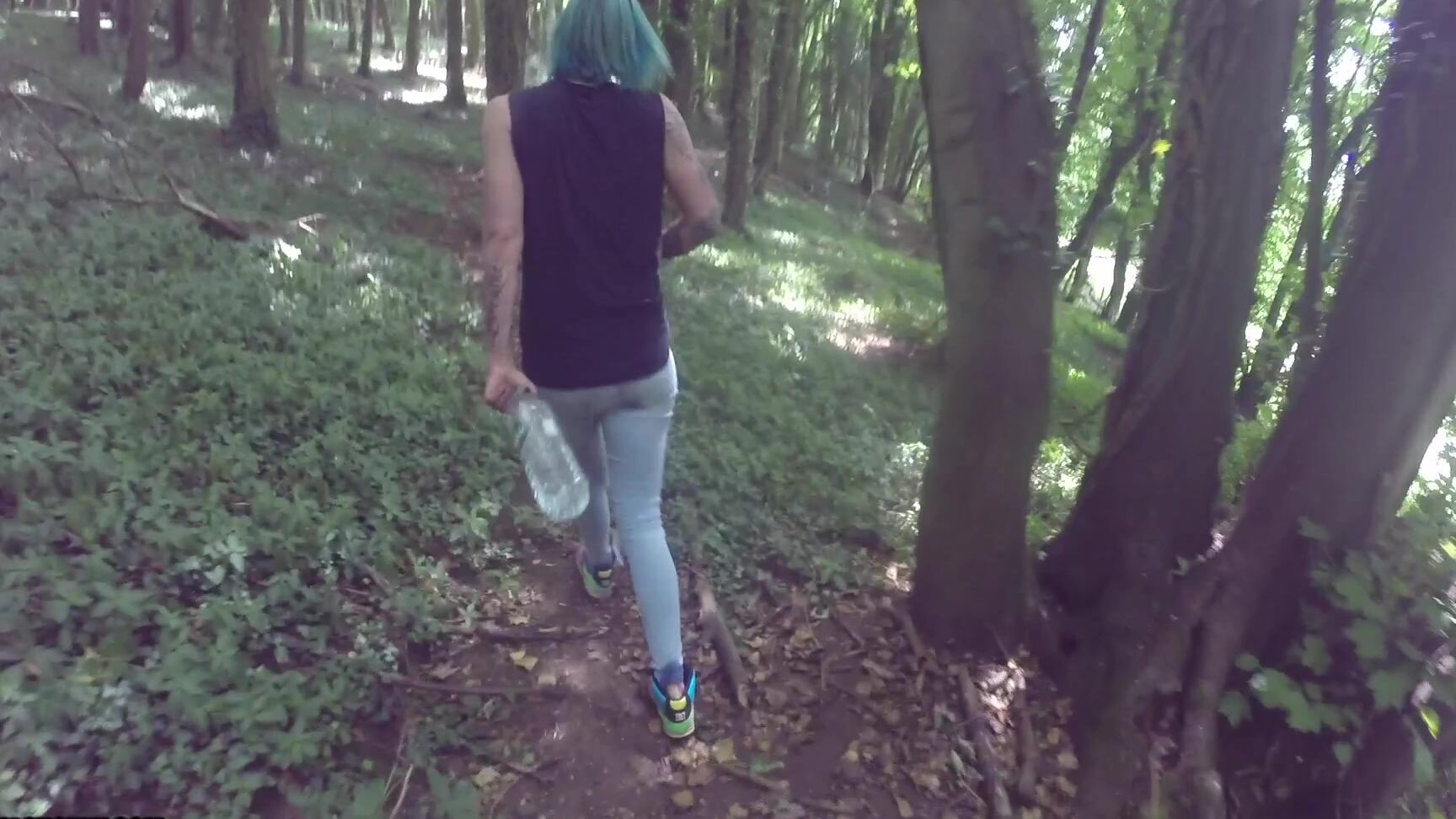 Desperation, Jeans/Pants Wetting, Outdoors, Pee, Public Outdoor angel long i pissed my jeans in desperation ManyVids